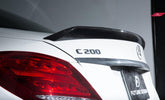 Future Design Carbon Fiber Rear Spoiler MO Style for Benz W205 2015-2020 C300 C43 C63 AMG Sedan 4 Door - Performance SpeedShop